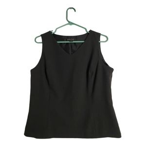 Kasper 8 Petite Black Blouse